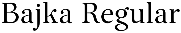 Bajka Regular Font