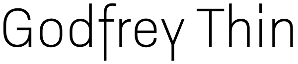 Godfrey Thin Font