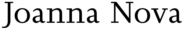 Joanna Nova Font