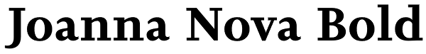 Joanna Nova Bold Font