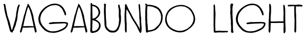 Vagabundo Light Font