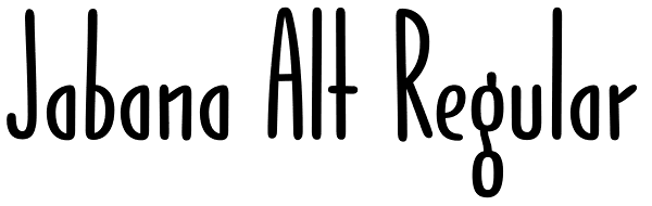 Jabana Alt Regular Font