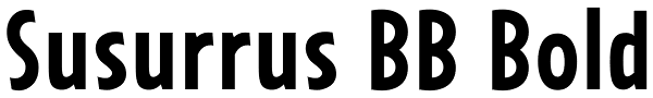 Susurrus BB Bold Font