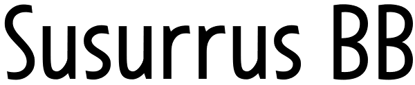 Susurrus BB Font