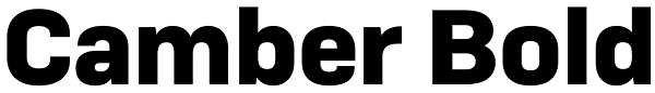 Camber Bold Font