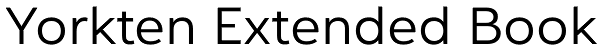 Yorkten Extended Book Font