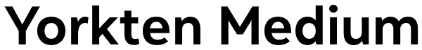 Yorkten Medium Font