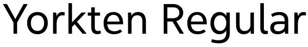 Yorkten Regular Font