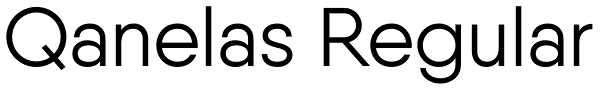 Qanelas Regular Font