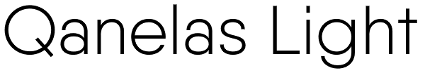 Qanelas Light Font