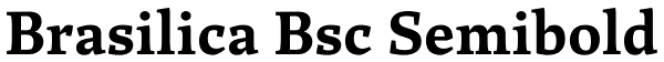 Brasilica Bsc Semibold Font