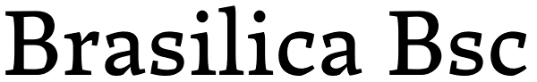 Brasilica Bsc Font