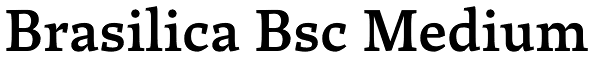 Brasilica Bsc Medium Font