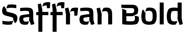 Saffran Bold Font