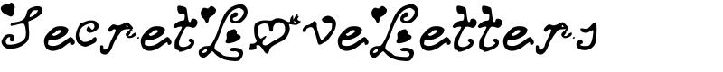 SecretLoveLetters Font