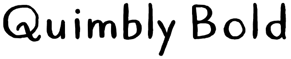 Quimbly Bold Font