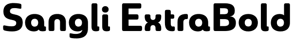 Sangli ExtraBold Font