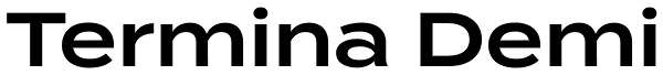 Termina Demi Font