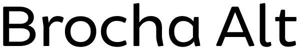 Brocha Alt Font