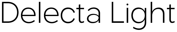 Delecta Light Font