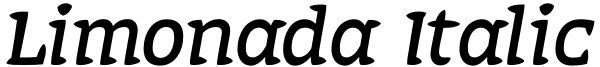 Limonada Italic Font