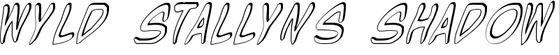 Wyld Stallyns Shadow Font