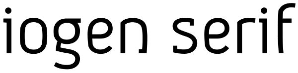 iogen serif Font