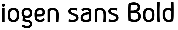 iogen sans Bold Font