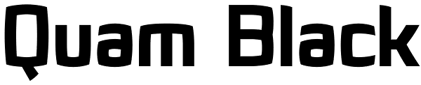 Quam Black Font