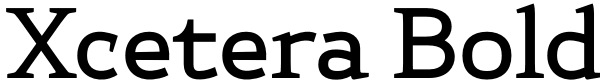 Xcetera Bold Font