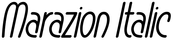 Marazion Italic Font