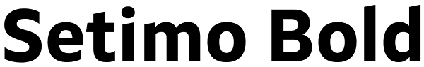 Setimo Bold Font