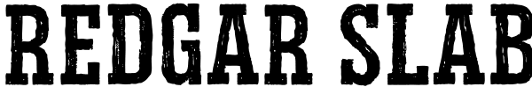 Redgar Slab Font