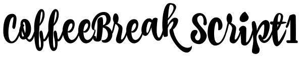 CoffeeBreak Script1 Font