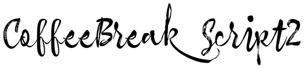 CoffeeBreak Script2 Font