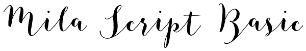 Mila Script Basic Font