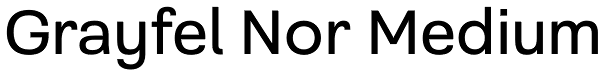 Grayfel Nor Medium Font