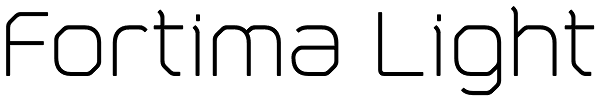 Fortima Light Font