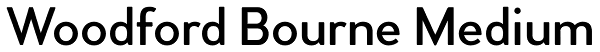 Woodford Bourne Medium Font