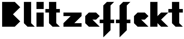 Blitzeffekt Font