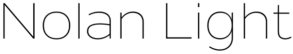 Nolan Light Font