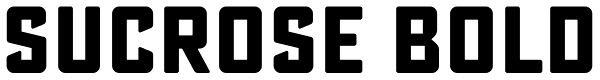 Sucrose Bold Font