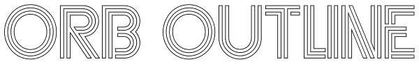 Orb Outline Font