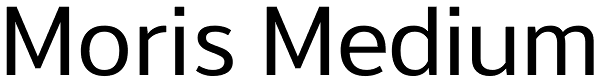 Moris Medium Font