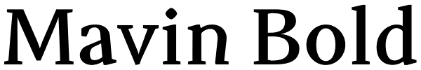 Mavin Bold Font