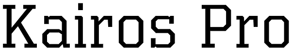 Kairos Pro Font