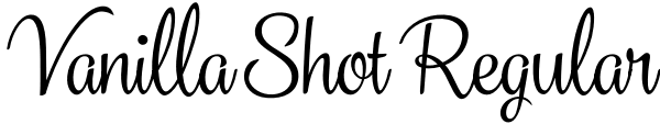 Vanilla Shot Regular Font