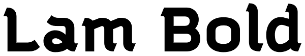 Lam Bold Font