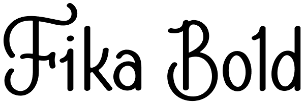 Fika Bold Font