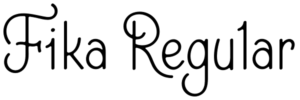 Fika Regular Font